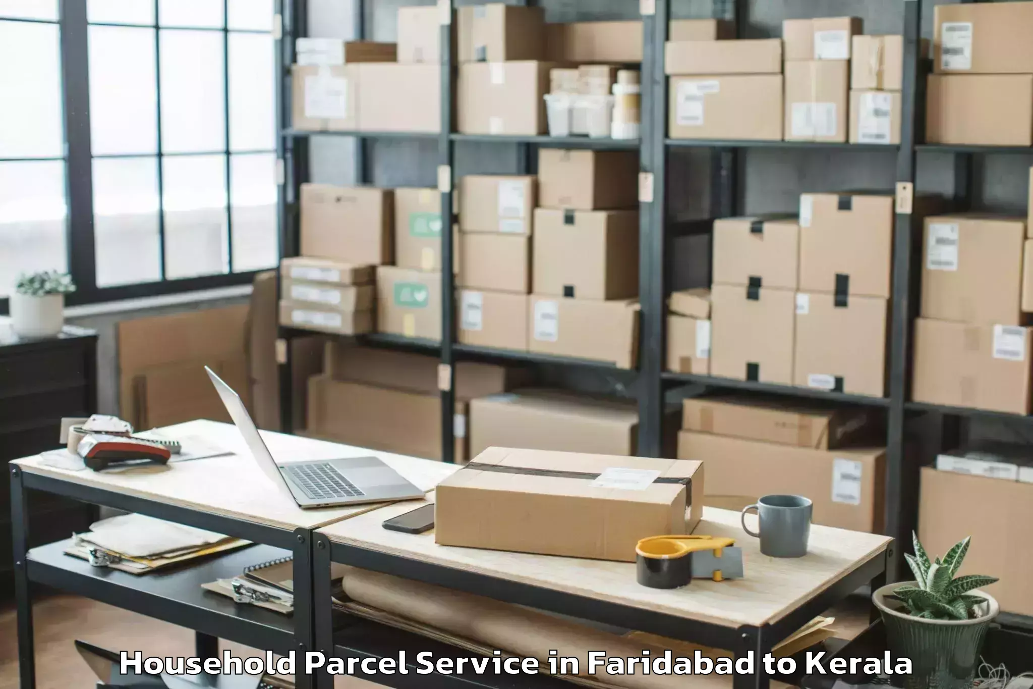 Affordable Faridabad to Lulu Mall Thiruvananthapuram Household Parcel